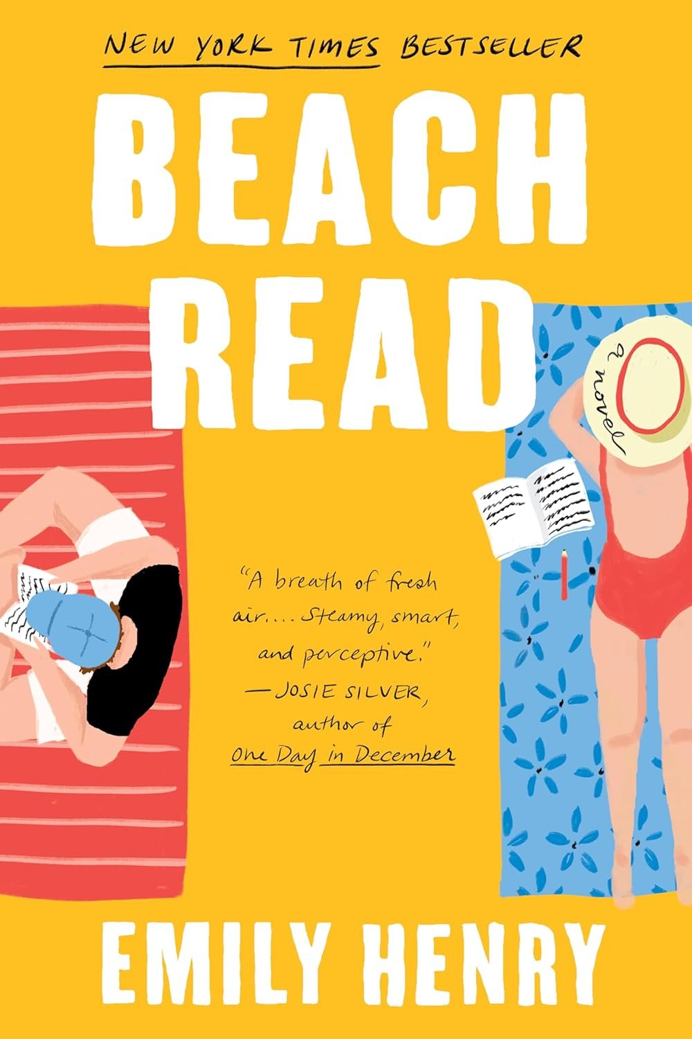 Beach Read by Emily Henry rivals-to-lovers romance book cover
