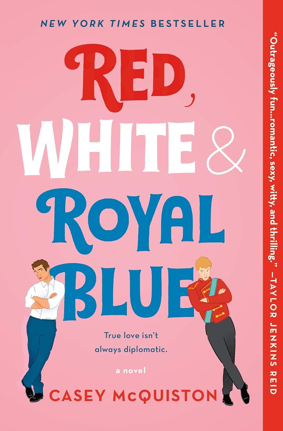 Red White and Royal Blue by Casey McQuiston romance book cover