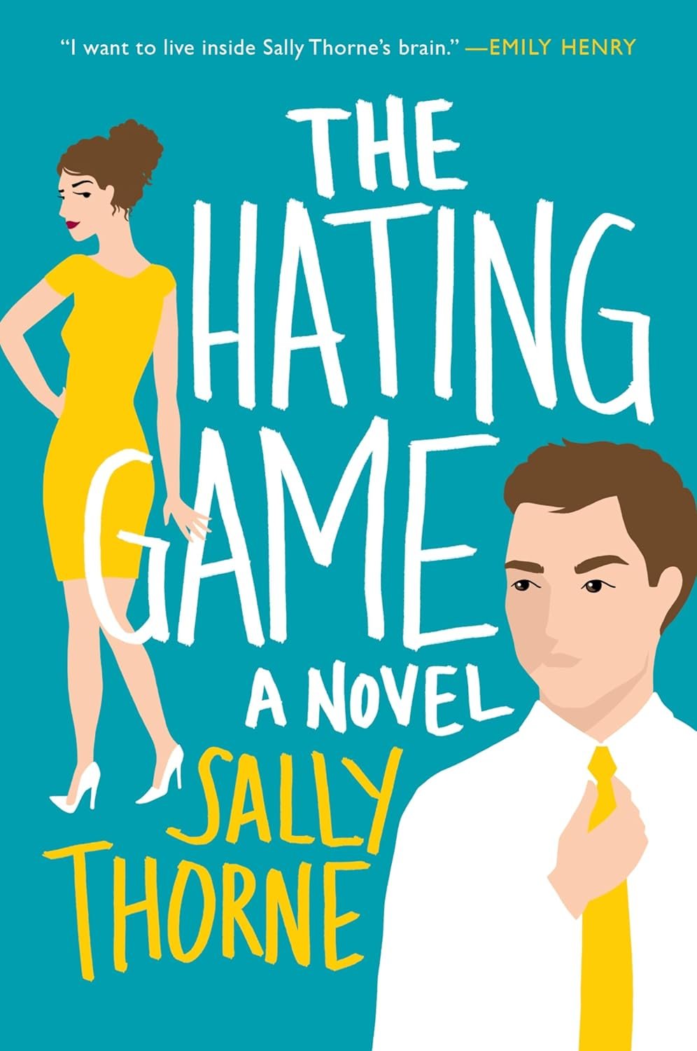 Best enemies to lovers romance books on Amazon - The Hating Game by Sally Thorne cover
