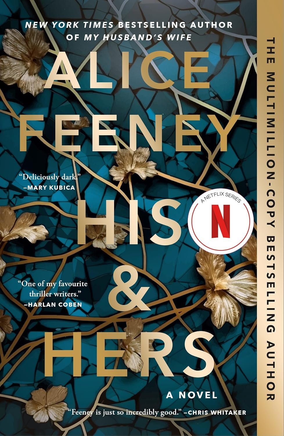 His & Hers by Alice Feeney book cover - Kindle Unlimited thriller recommendation