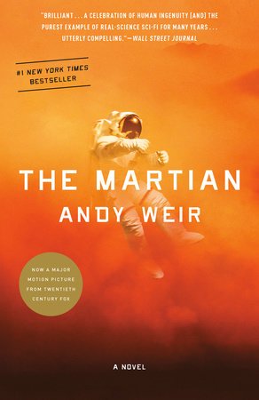 The Martian by Andy Weir book cover
